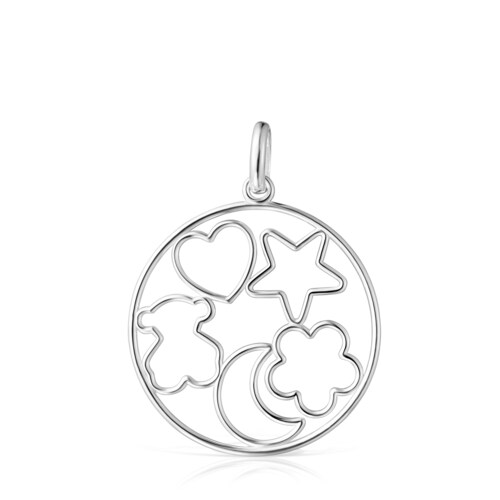 Large Silver Silueta Pendant image number 0