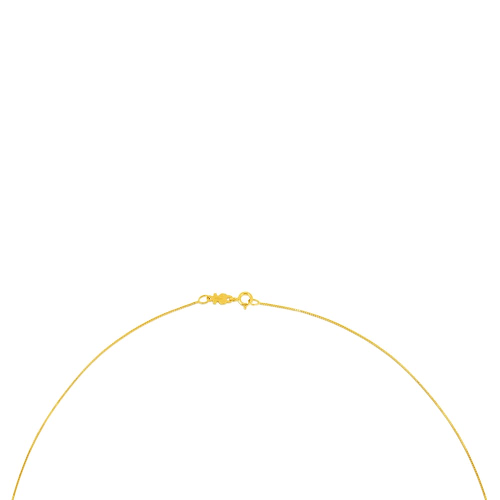 Girocollo sottile in oro, catena TOUS da 45 cm