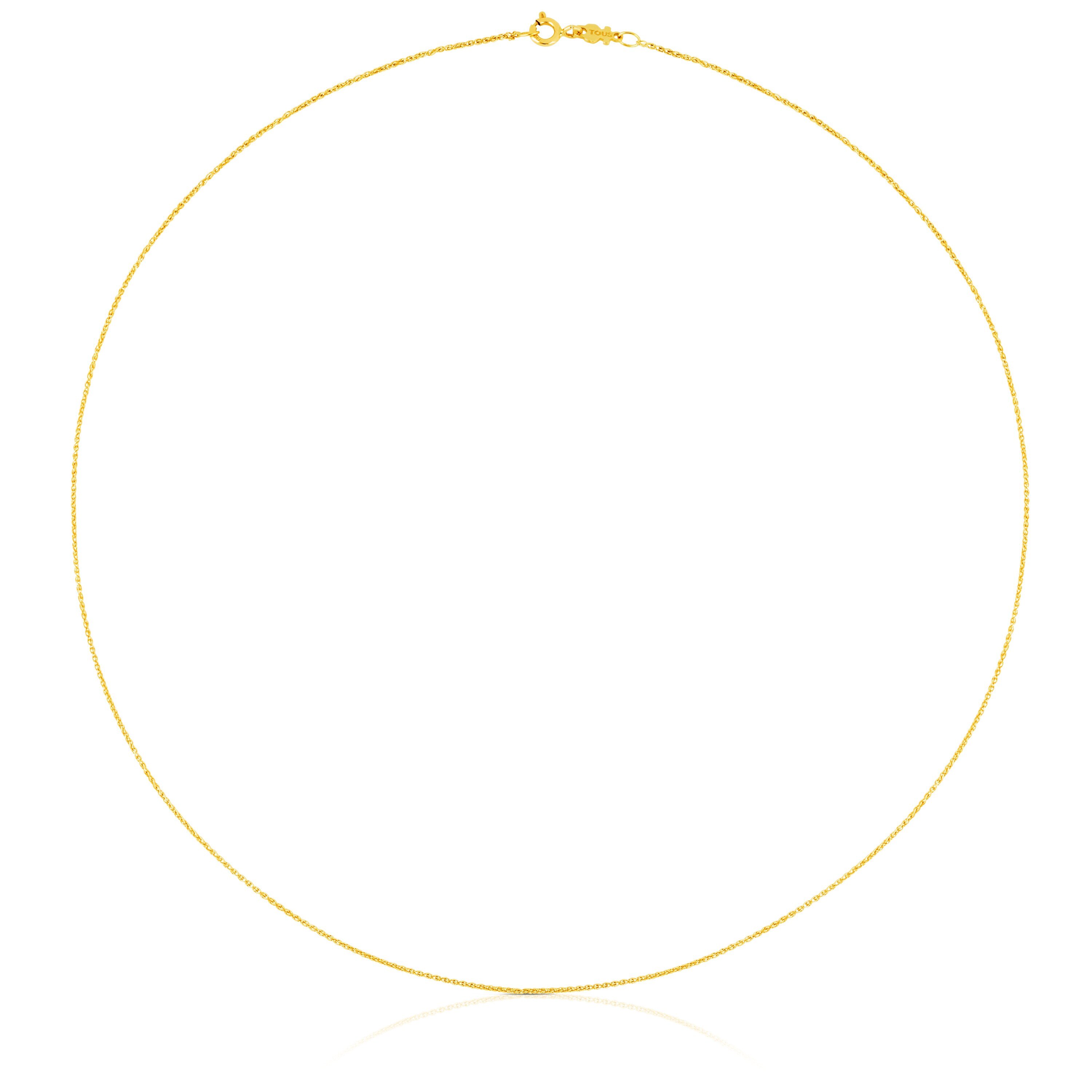 Gargantilla de oro cordón, 45 cm TOUS Chain