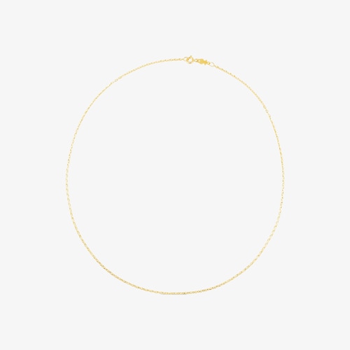 45&nbsp;cm 18K solid gold TOUS Chain Choker with oval rings.