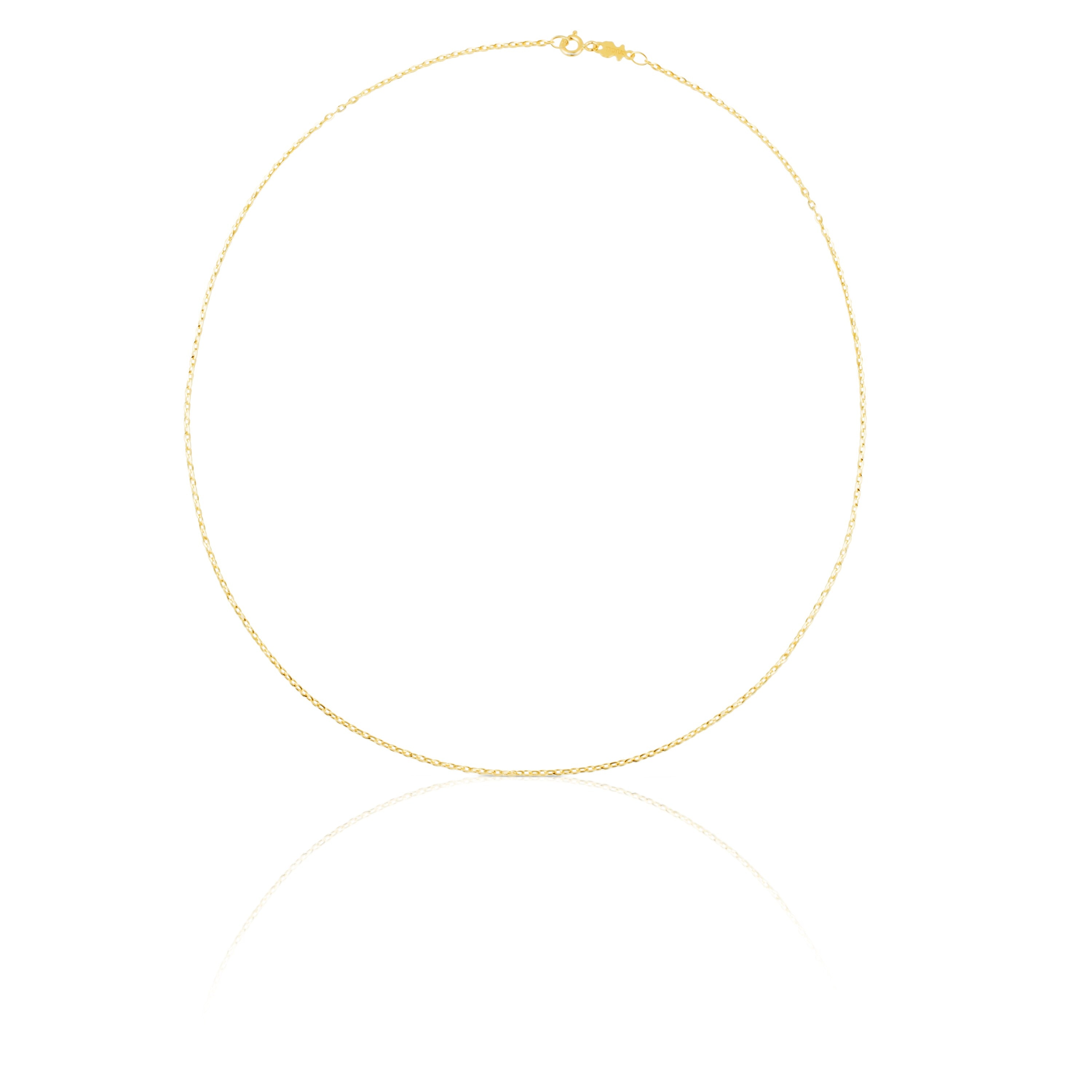 Gargantilla de oro con anillas ovales, 45 cm TOUS Chain