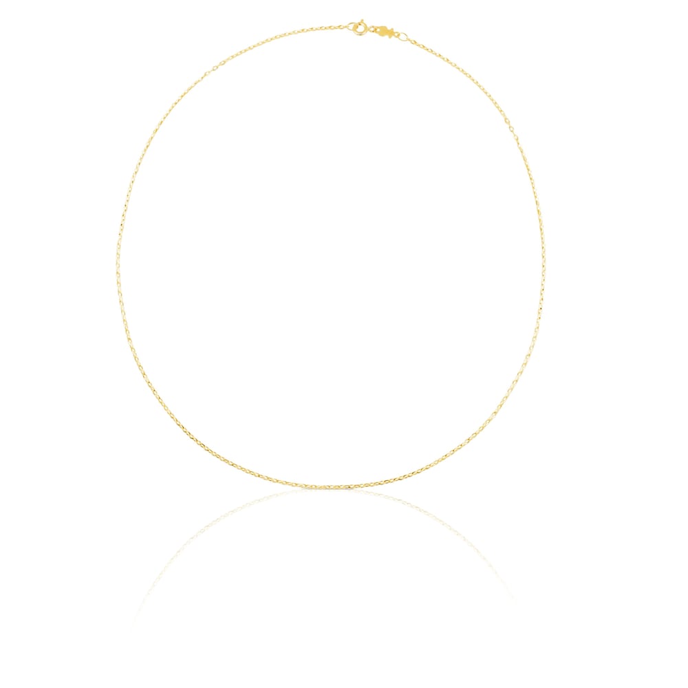 45 cm Gold TOUS Chain Choker with oval rings image number 0
