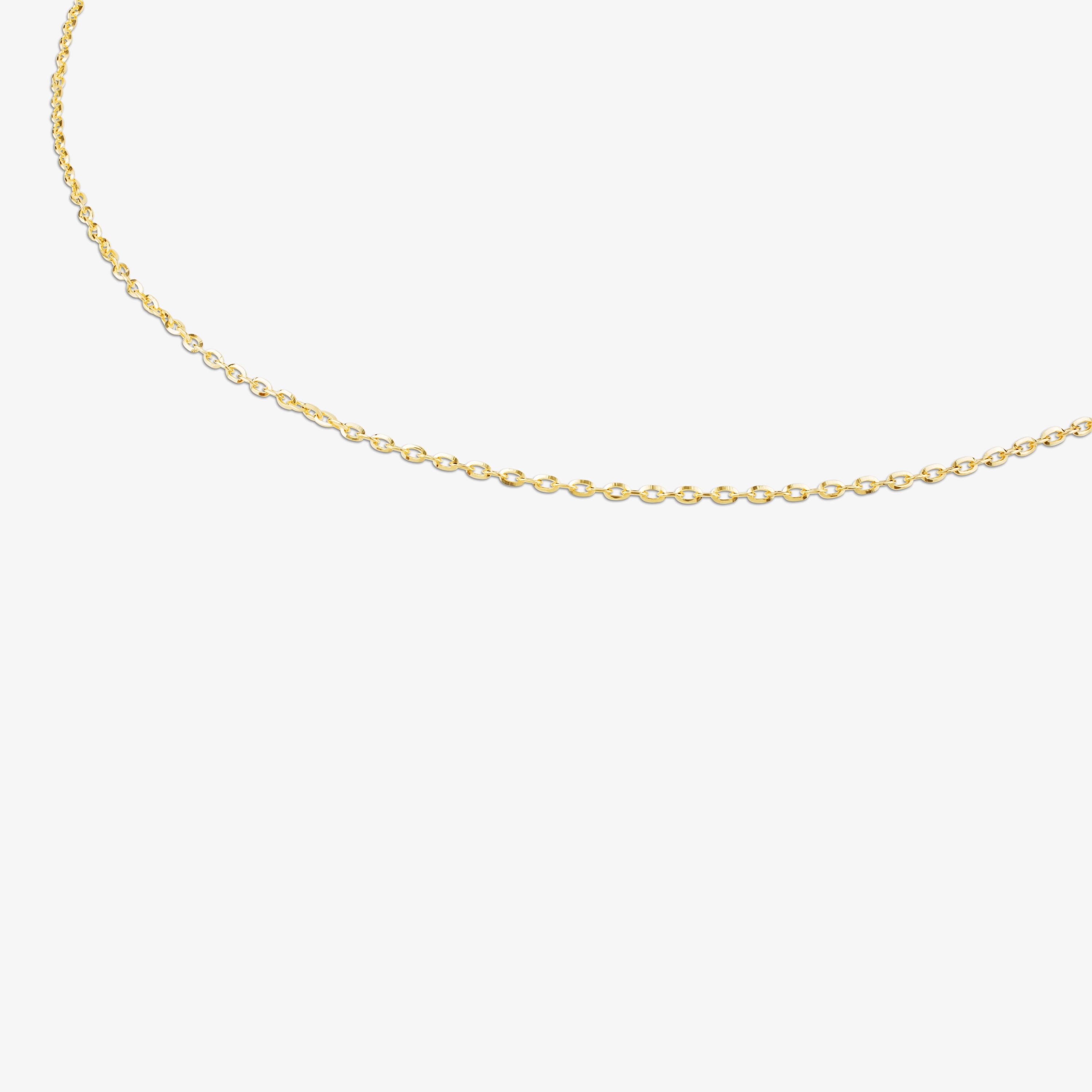 45 cm 18K solid gold TOUS Chain Choker with oval rings.