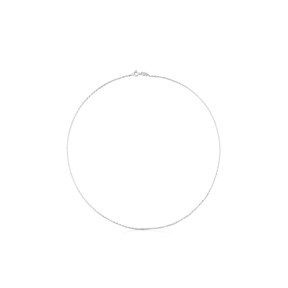 White Gold TOUS Chain Choker 45cm