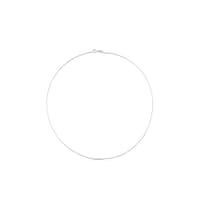 Gargantilla de oro blanco con anillas ovales, 45 cm TOUS Chain