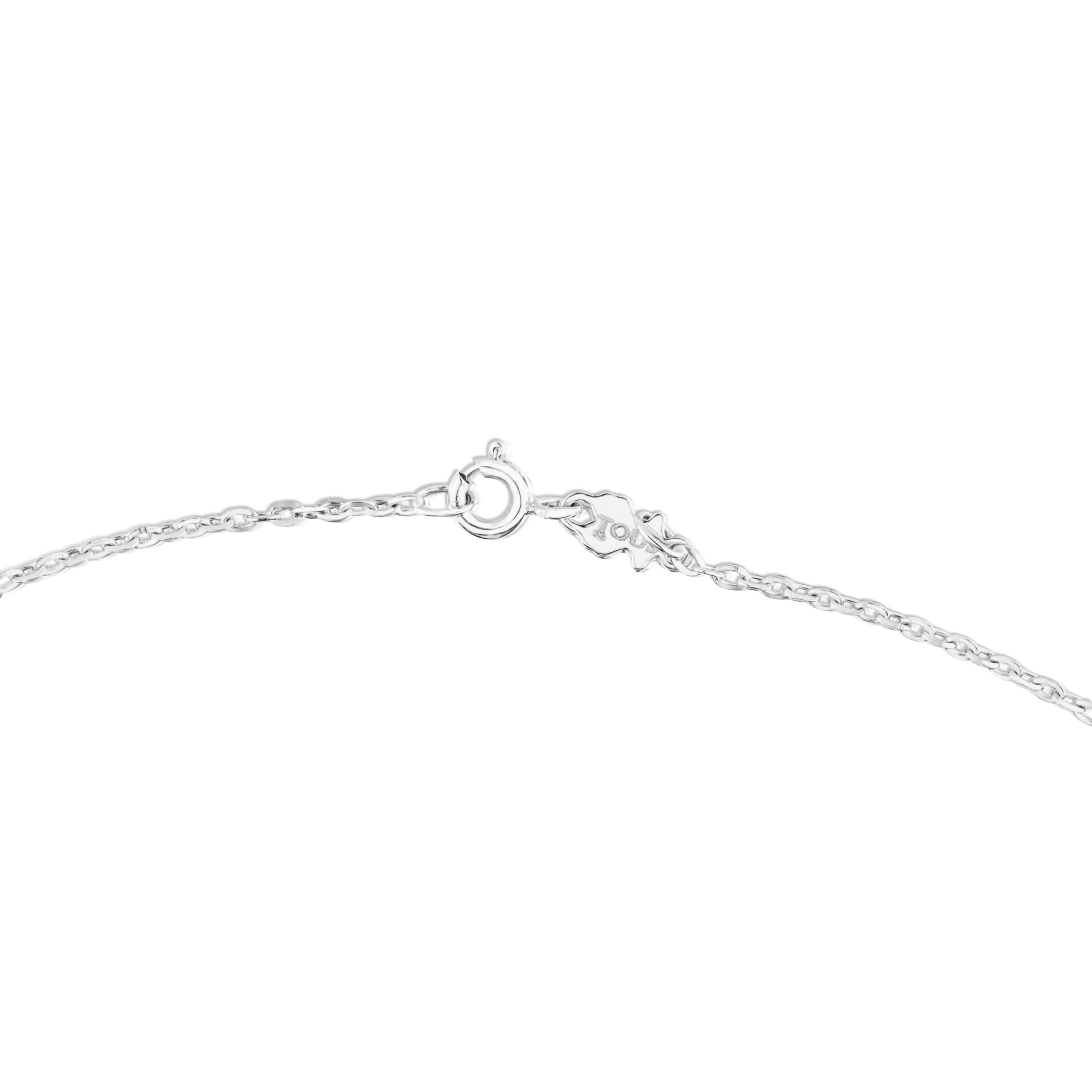 White Gold TOUS Chain Choker 45cm.