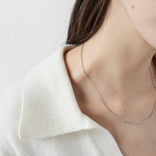 White Gold TOUS Chain Choker 45cm