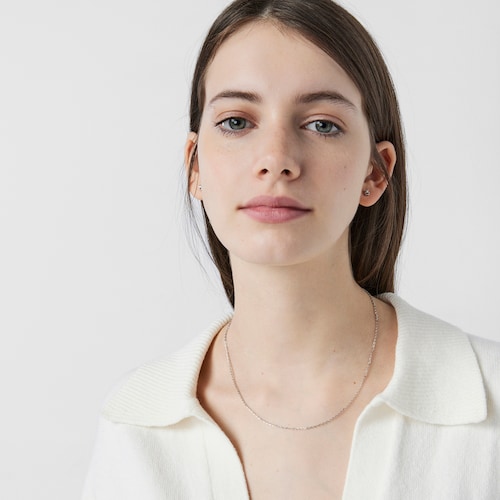 White Gold TOUS Chain Choker 45cm