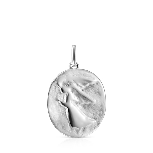 Silver Angel Devoción Pendant