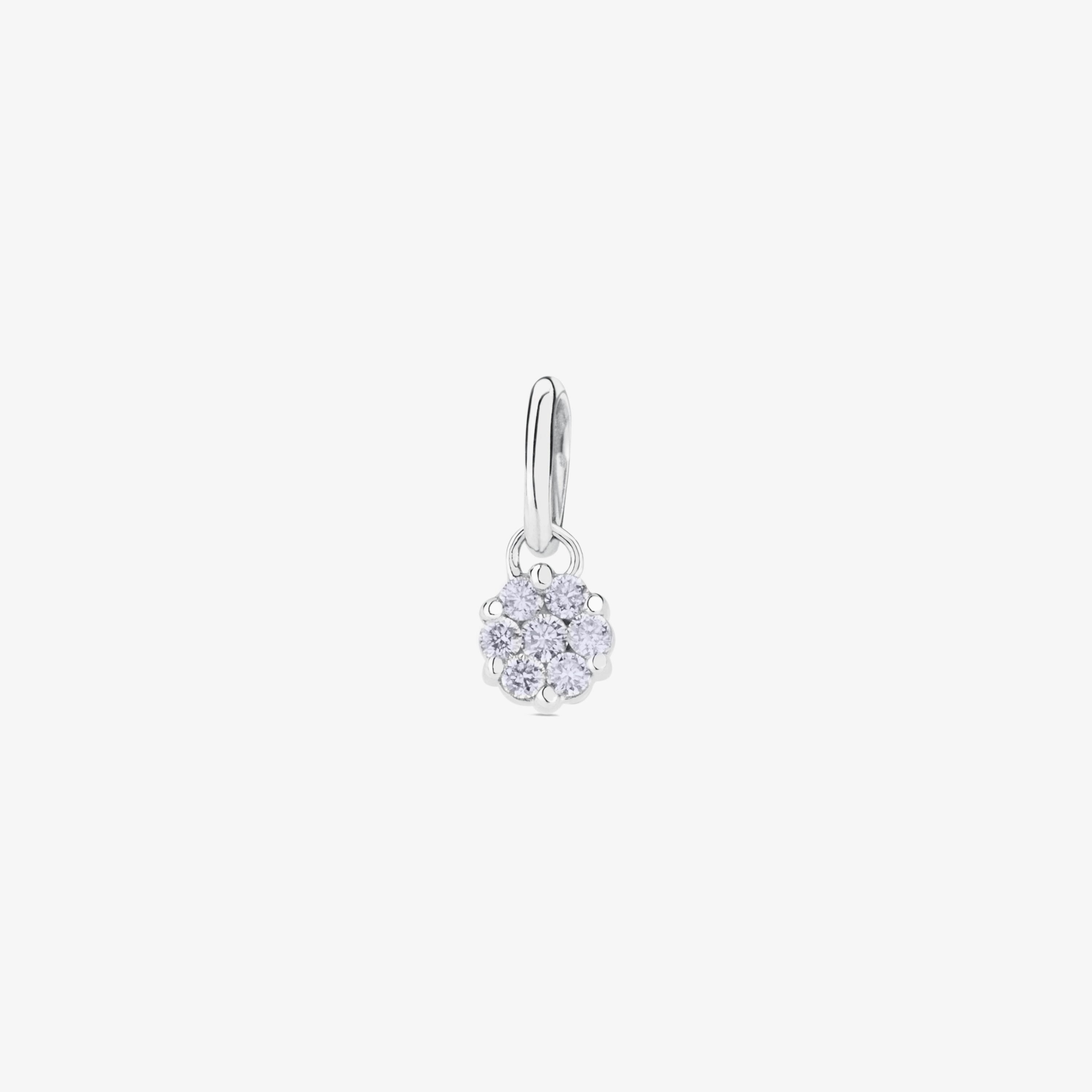 18K white gold TOUS Les Classiques Pendant with Diamonds