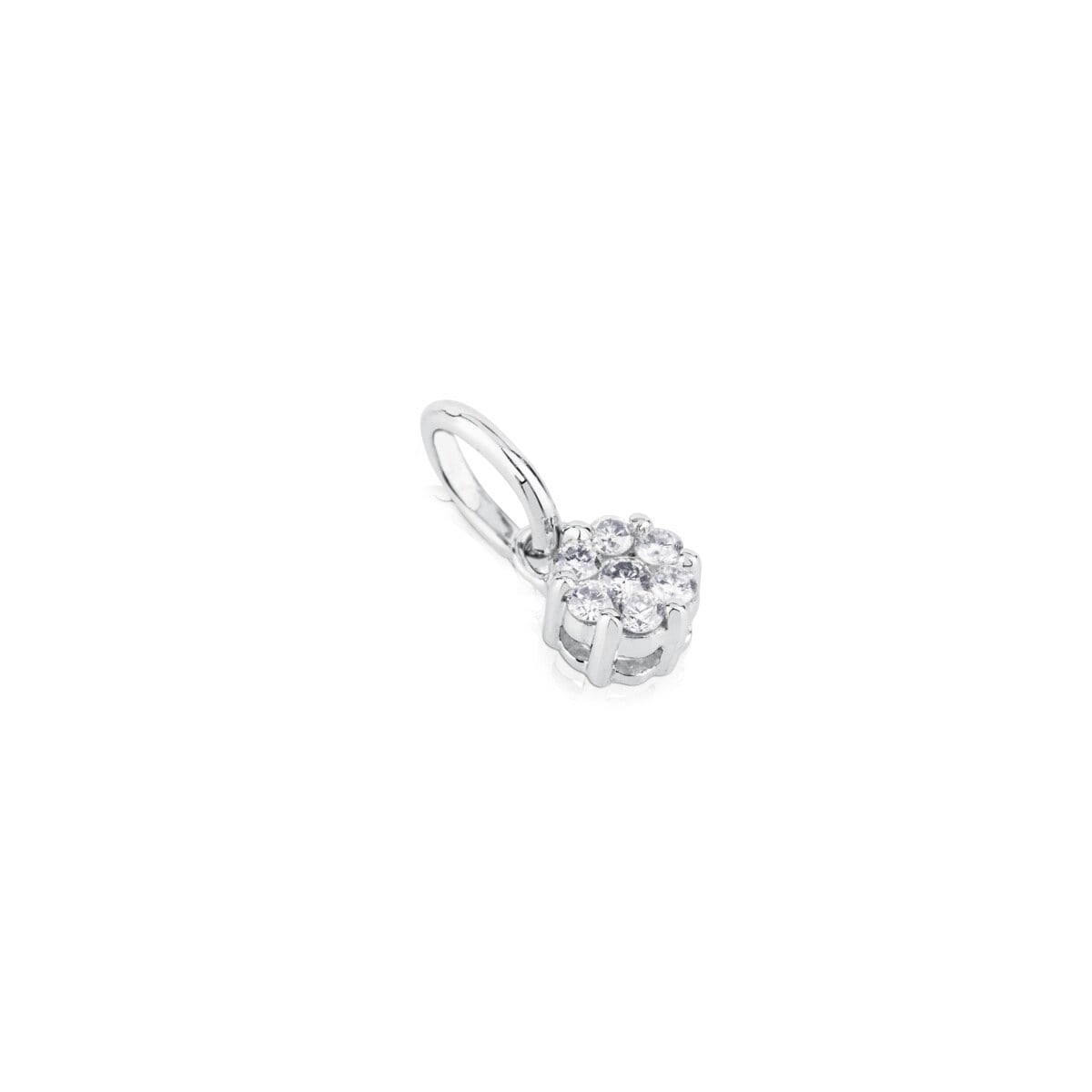 White Gold TOUS Les Classiques Pendant with Diamonds