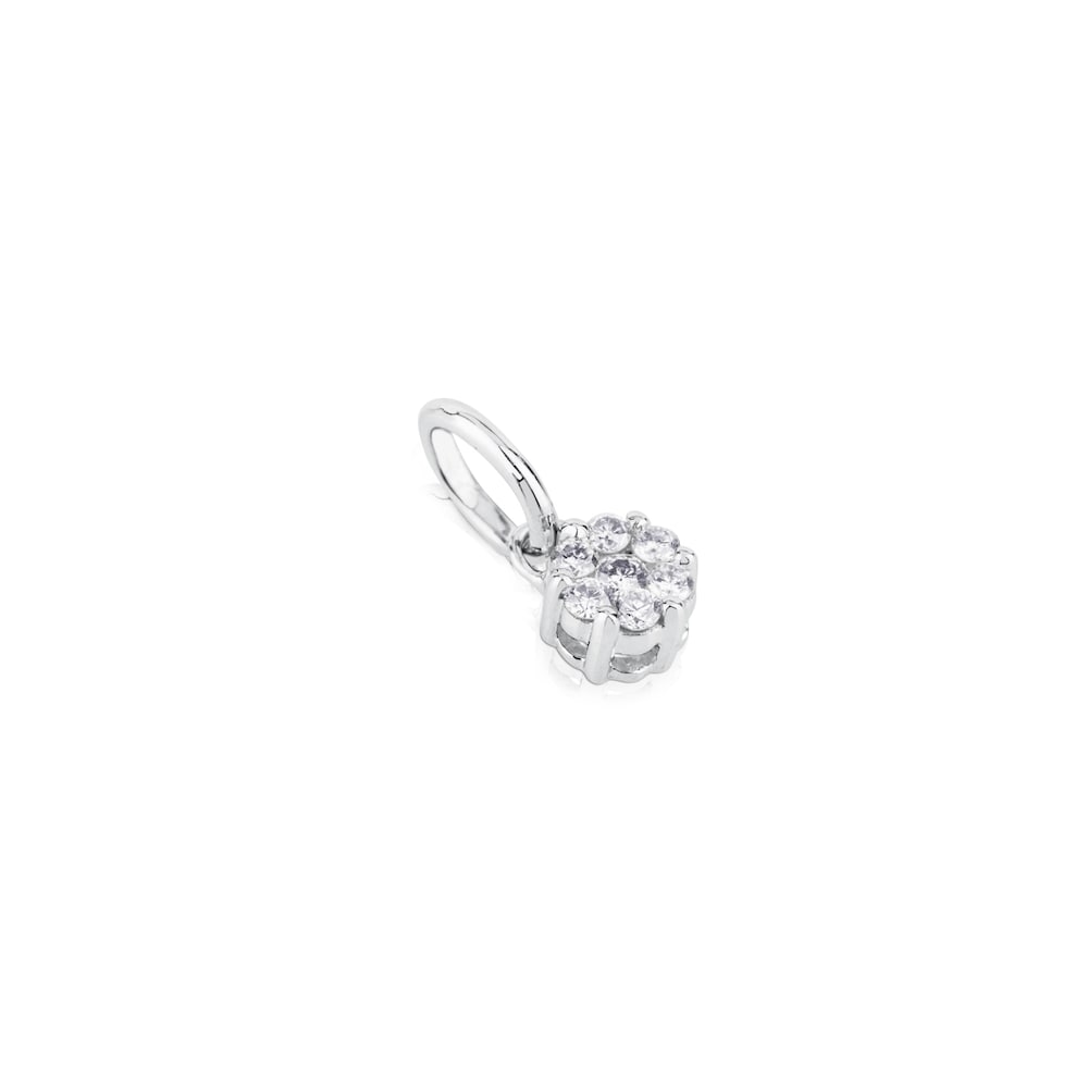 White Gold TOUS Les Classiques Pendant with Diamonds