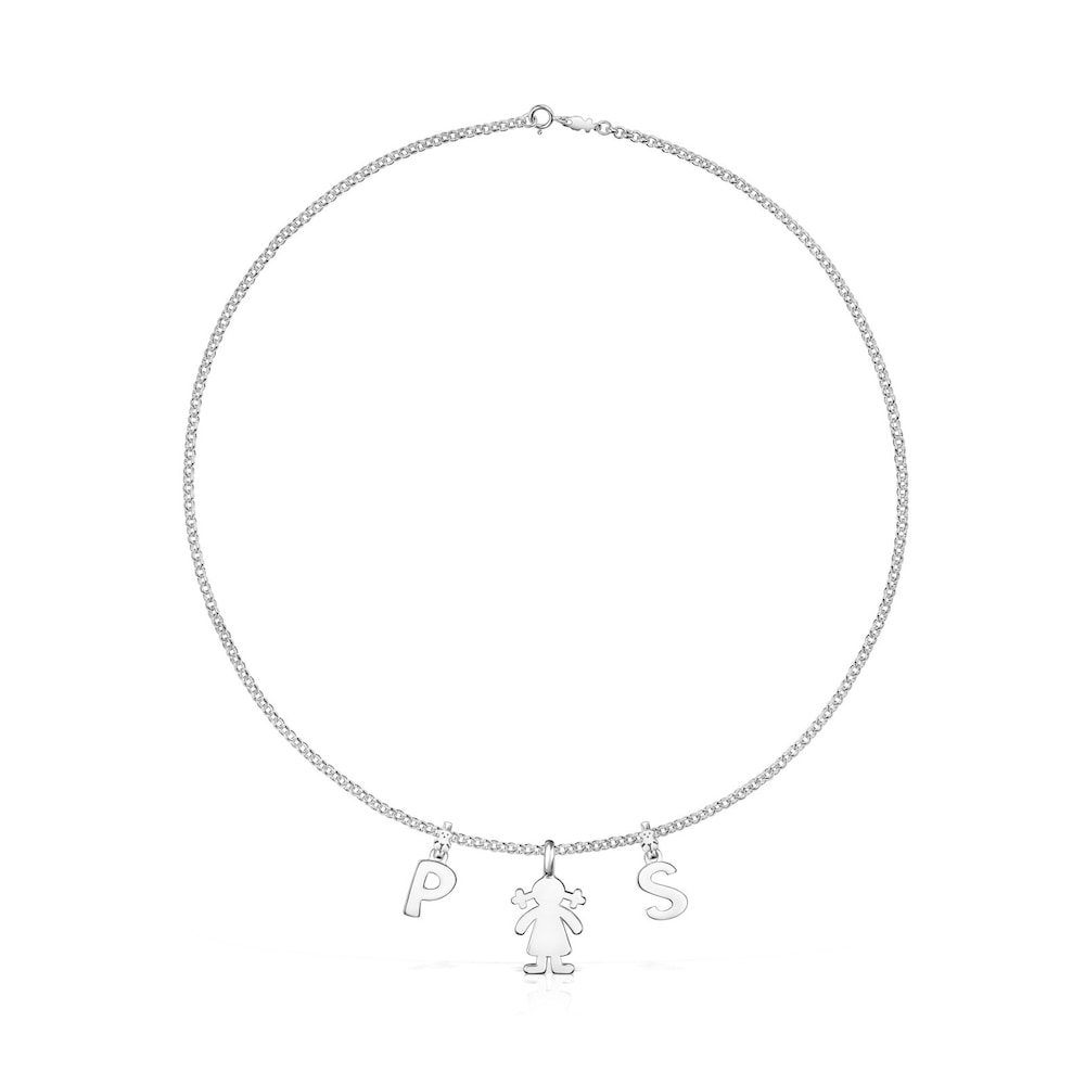 Alphabet Silver Necklace