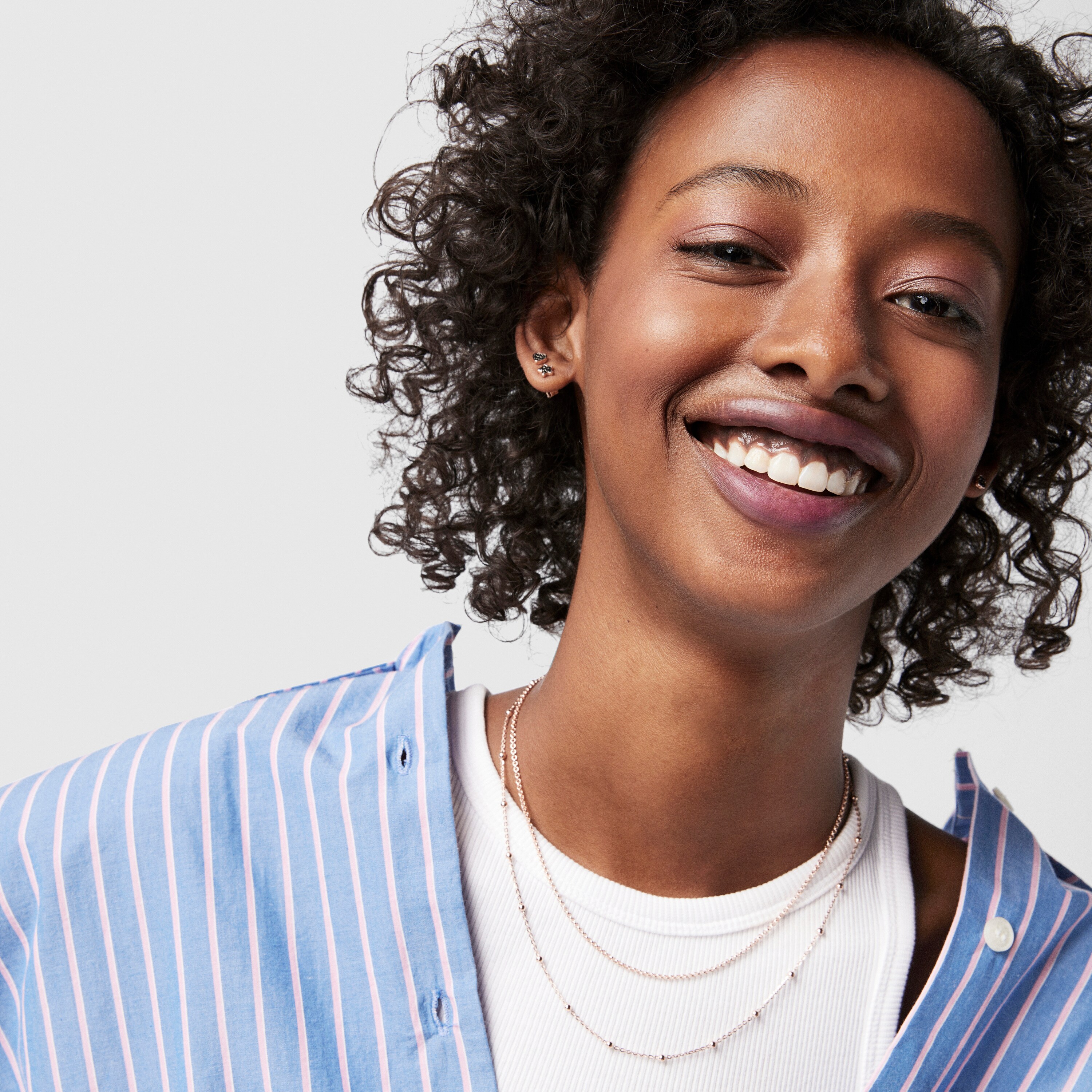 Pack of TOUS Motif Earrings in Rose 18K gold vermeil with Spinels 0.44 - 0.51 cm