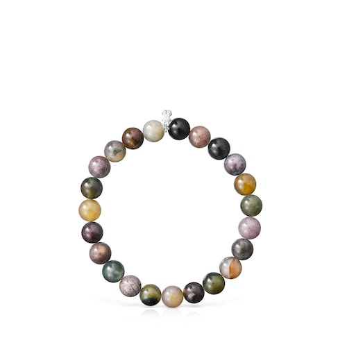 Pulseira TOUS Color de Jaspes e Prata