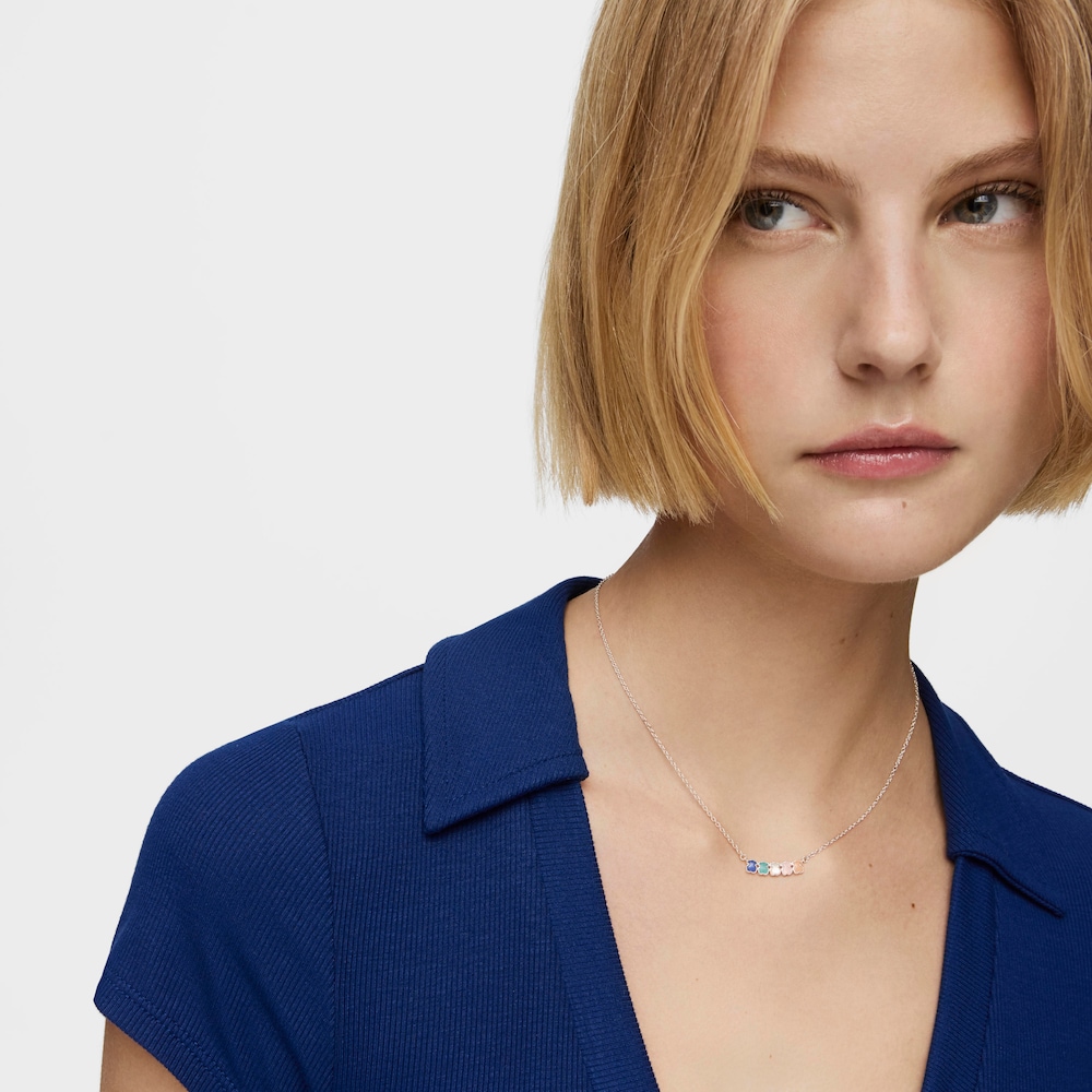 Mini Color - Naszyjnik Tous ze srebra z kamieniami