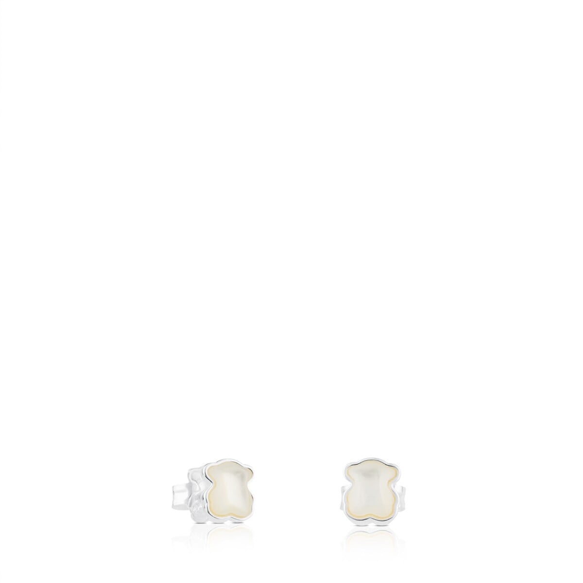 Silver TOUS Color Earrings with mother-of-pearl