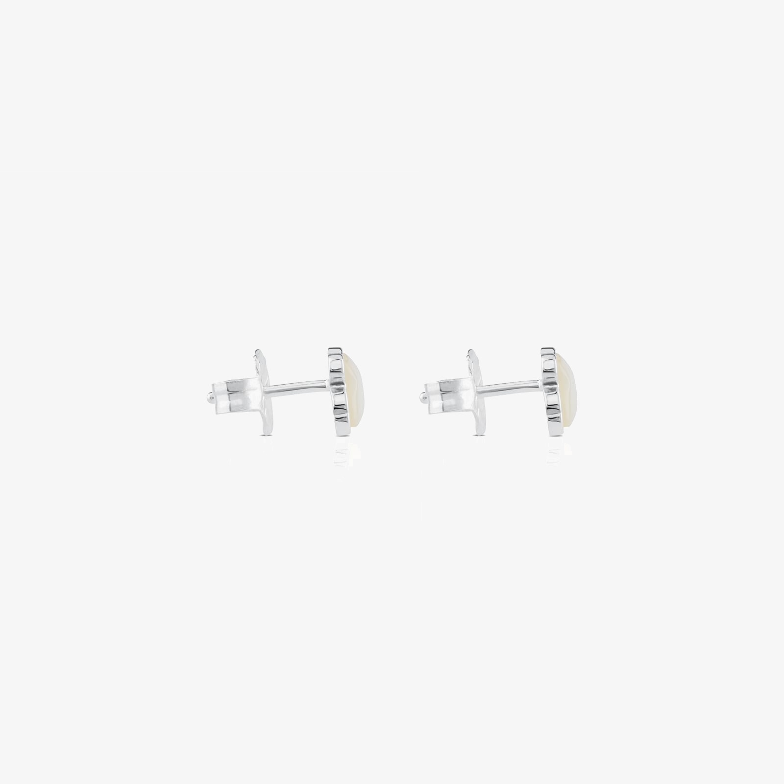 Silver TOUS Color Earrings with mother-of-pearl
