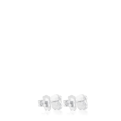 Silver TOUS Color Earrings with mother-of-pearl
