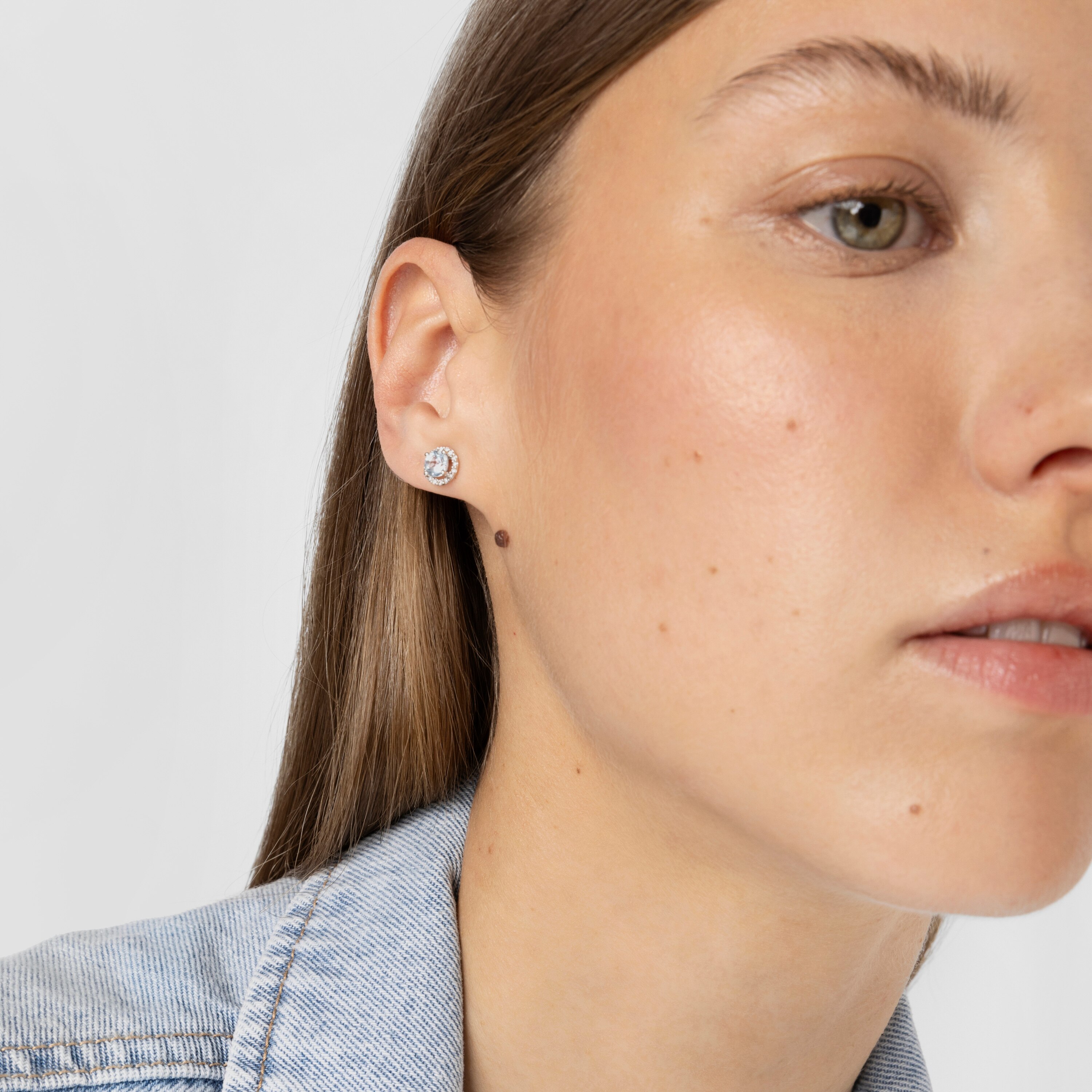 18K solid gold Color Kings Earrings