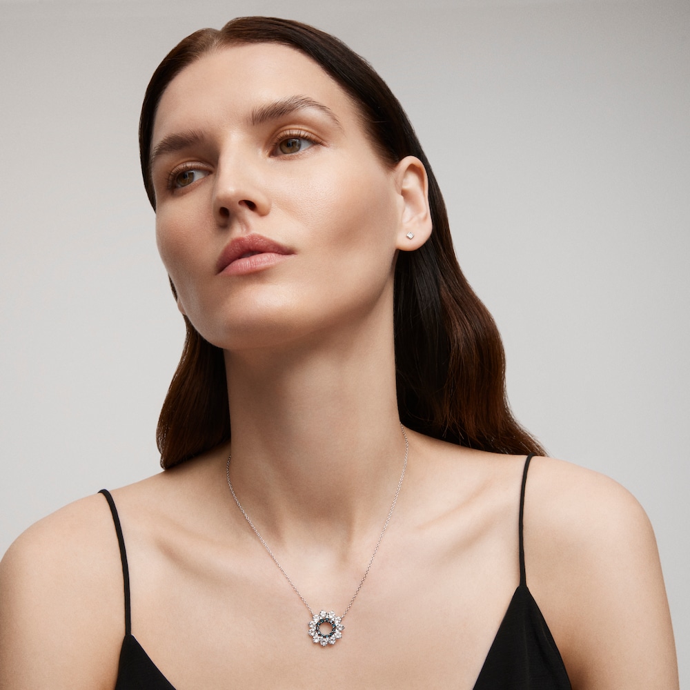 Naszyjnik z białego złota z topazem TOUS ATELIER