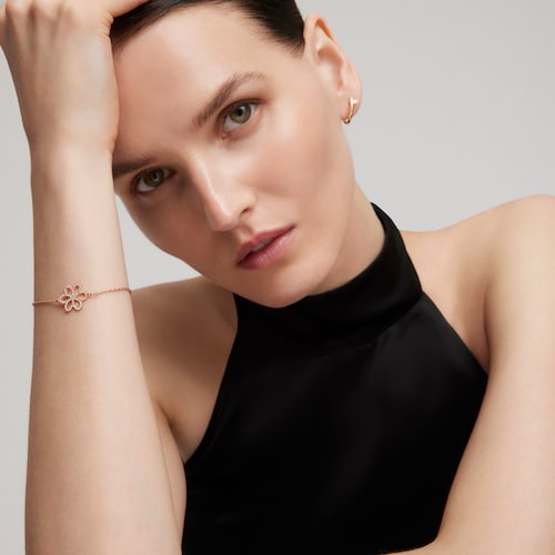 Bracelet in rose gold with diamonds TOUS ATELIER