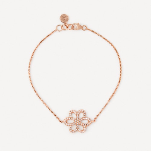 Pulsera de oro rosa con diamantes TOUS ATELIER