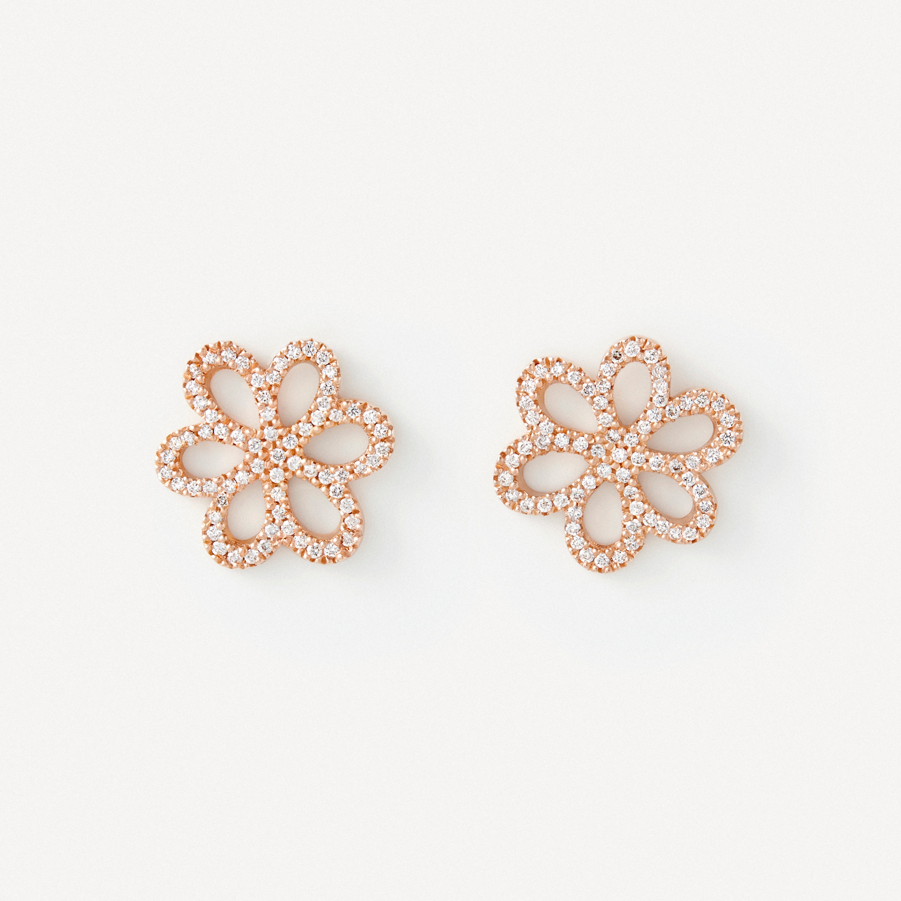 Earrings in rose gold with diamonds TOUS ATELIER
