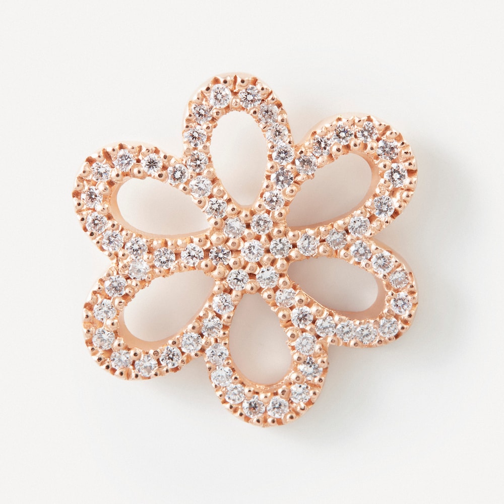 Pendientes de oro rosa con diamantes TOUS ATELIER image number 2