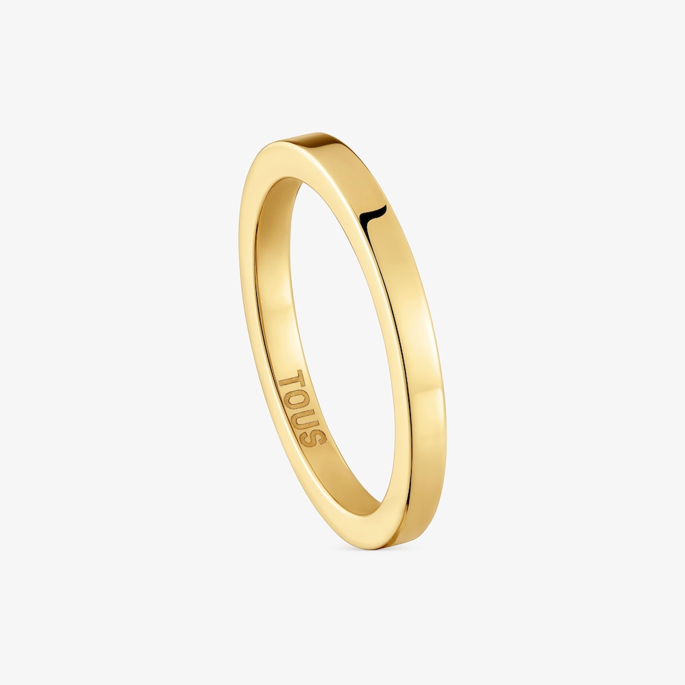 Anillo alianza aro cuadrado de oro TOUS Alianzas