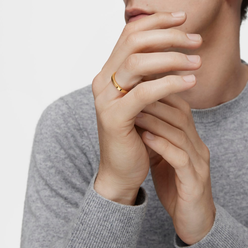 Anillo alianza aro cuadrado de oro TOUS Alianzas