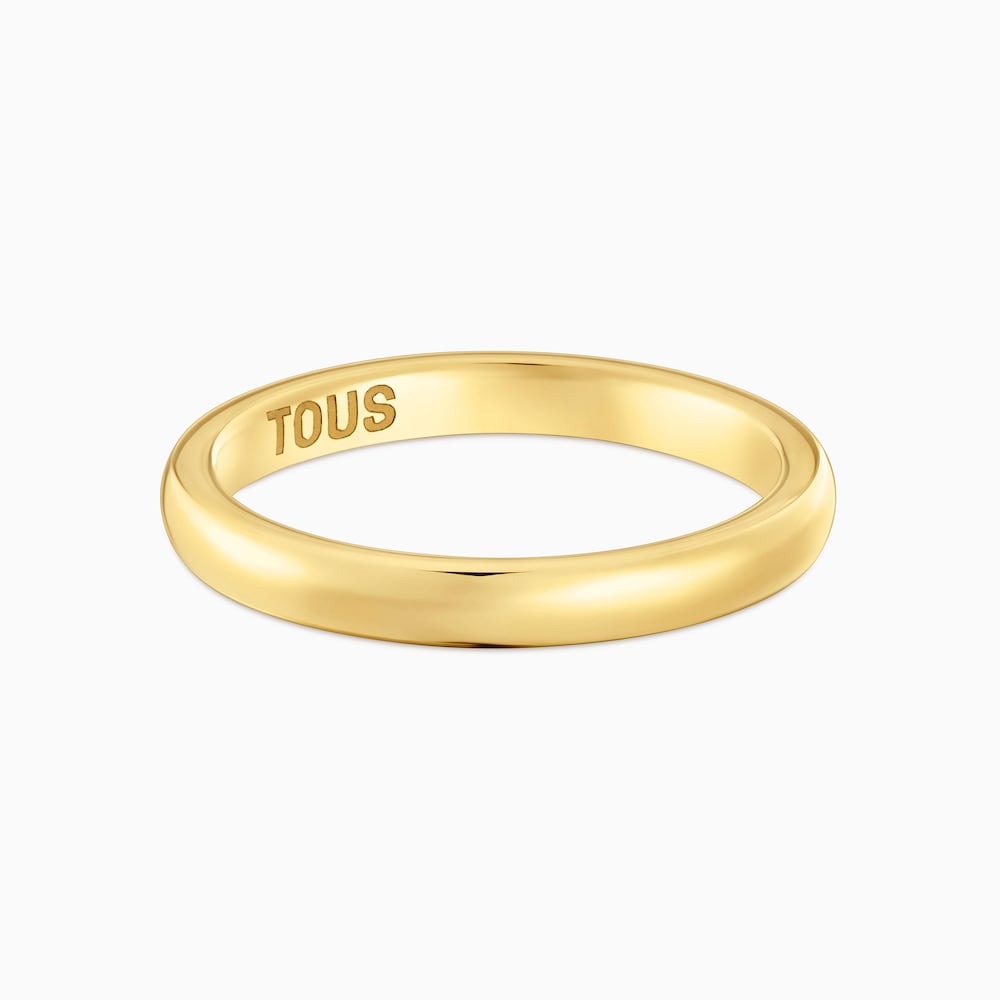 Anillo alianza de boda de oro media ca&ntilde;a 2,7 mm TOUS Alianzas