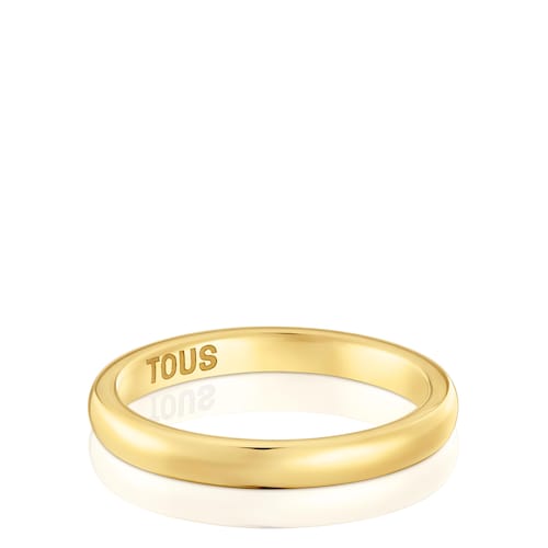 Anillo alianza de boda de oro media caña 2,7 mm TOUS Alianzas