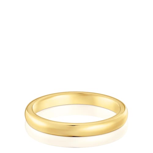 Anillo alianza de boda de oro media caña 2,7 mm TOUS Alianzas