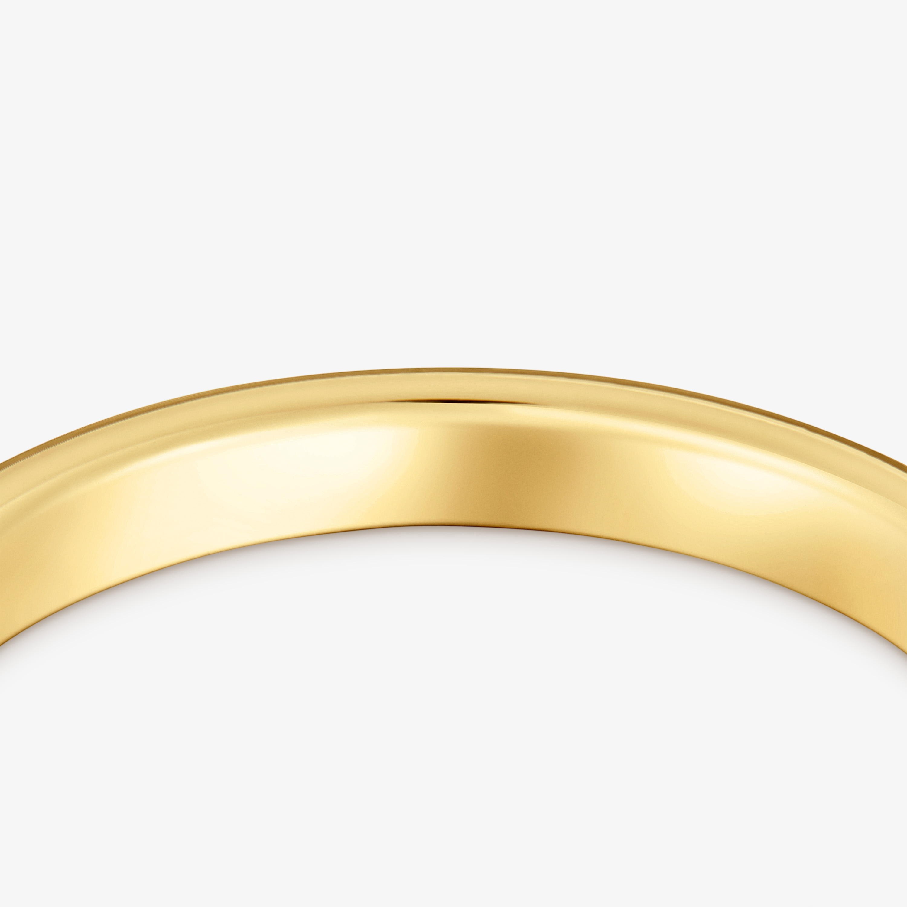 2.7 mm gold half-round wedding band Ring TOUS Alianzas