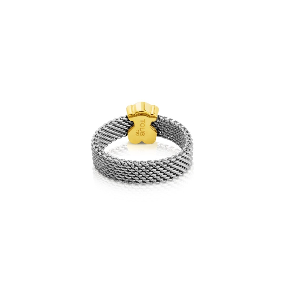 Anillo de acero motivo oso Sweet Dolls