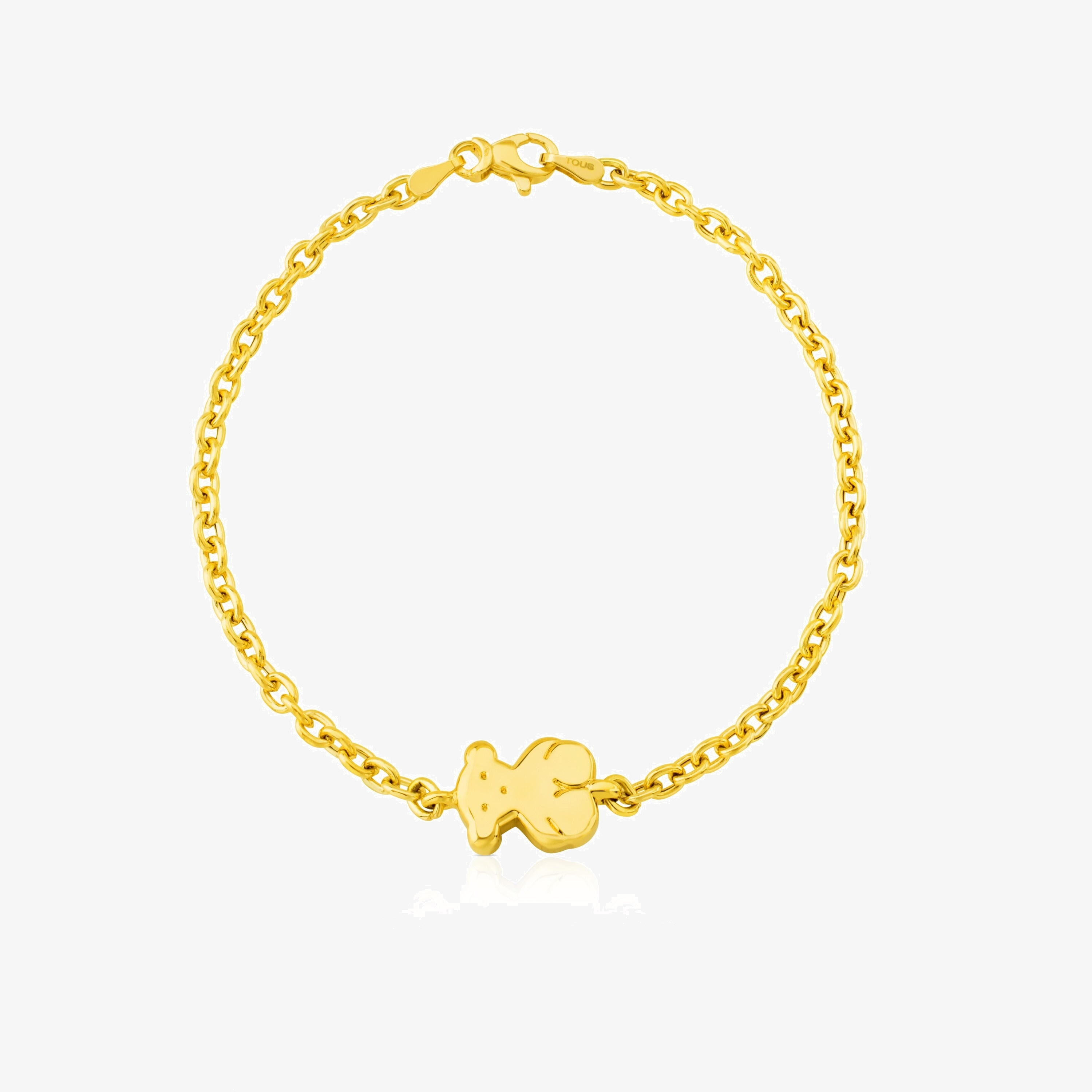 18K solid gold Sweet Dolls Bracelet Bear motif