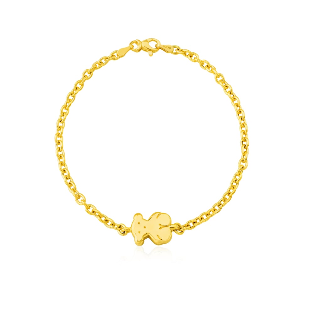 Gold Sweet Dolls Bracelet Bear motif