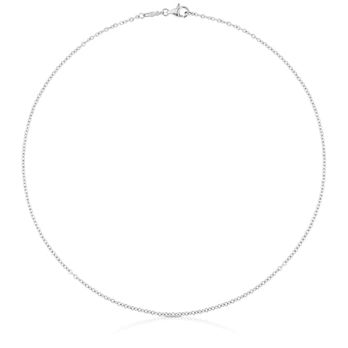 Gargantilla de acero con anillas, 45 cm Chain