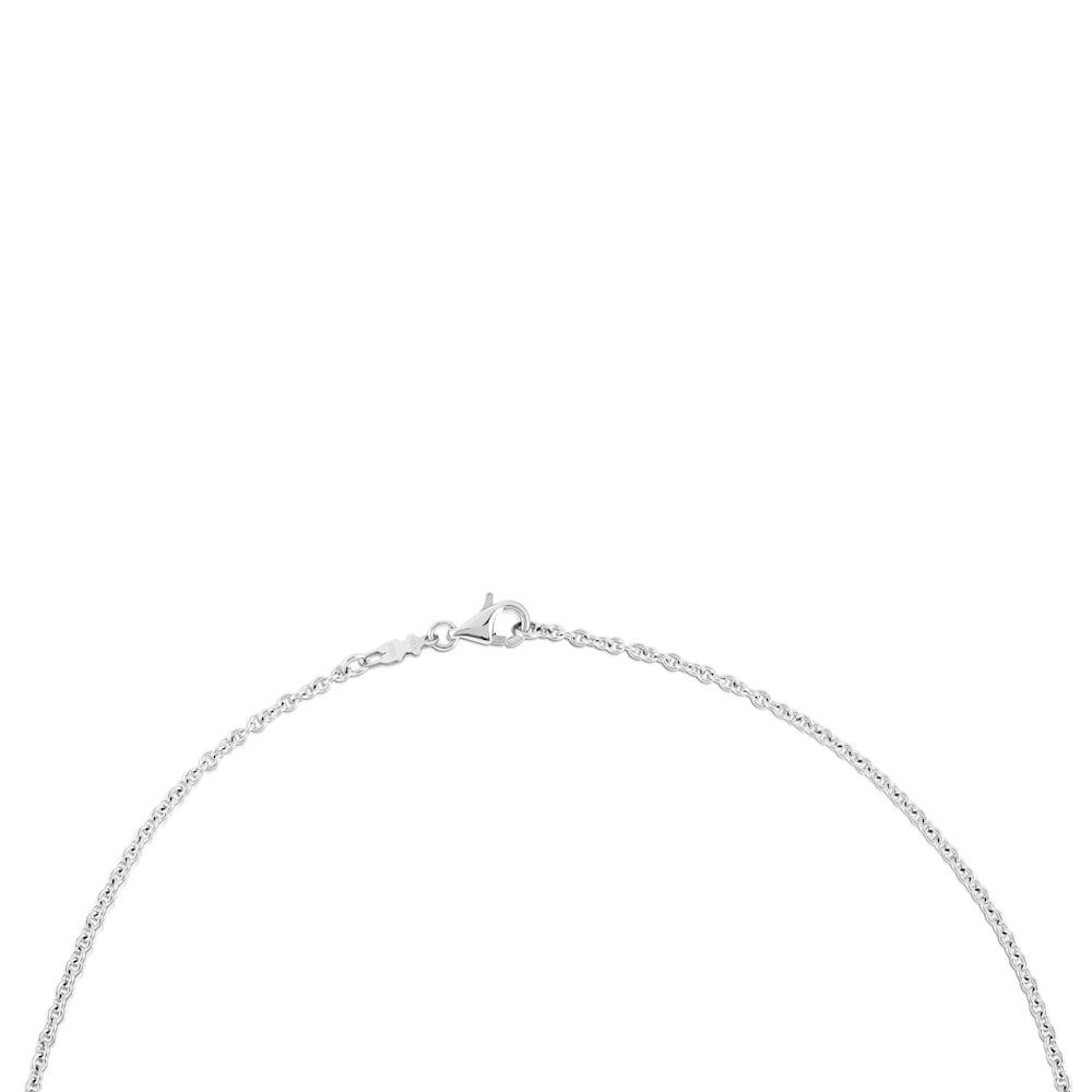 Gargantilla de acero con anillas, 45 cm Chain