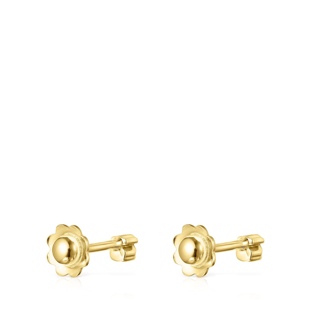 Straight Earrings in Gold image number 2