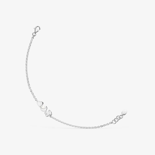 Armband Nocturne aus Silber mit Perle