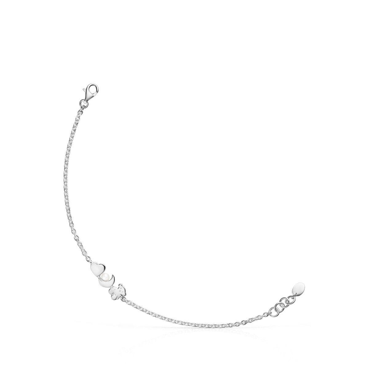 Pulsera de plata con perla Nocturne