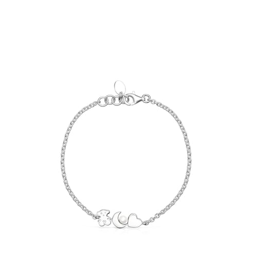 Nocturne Silver Bracelet with Pearl