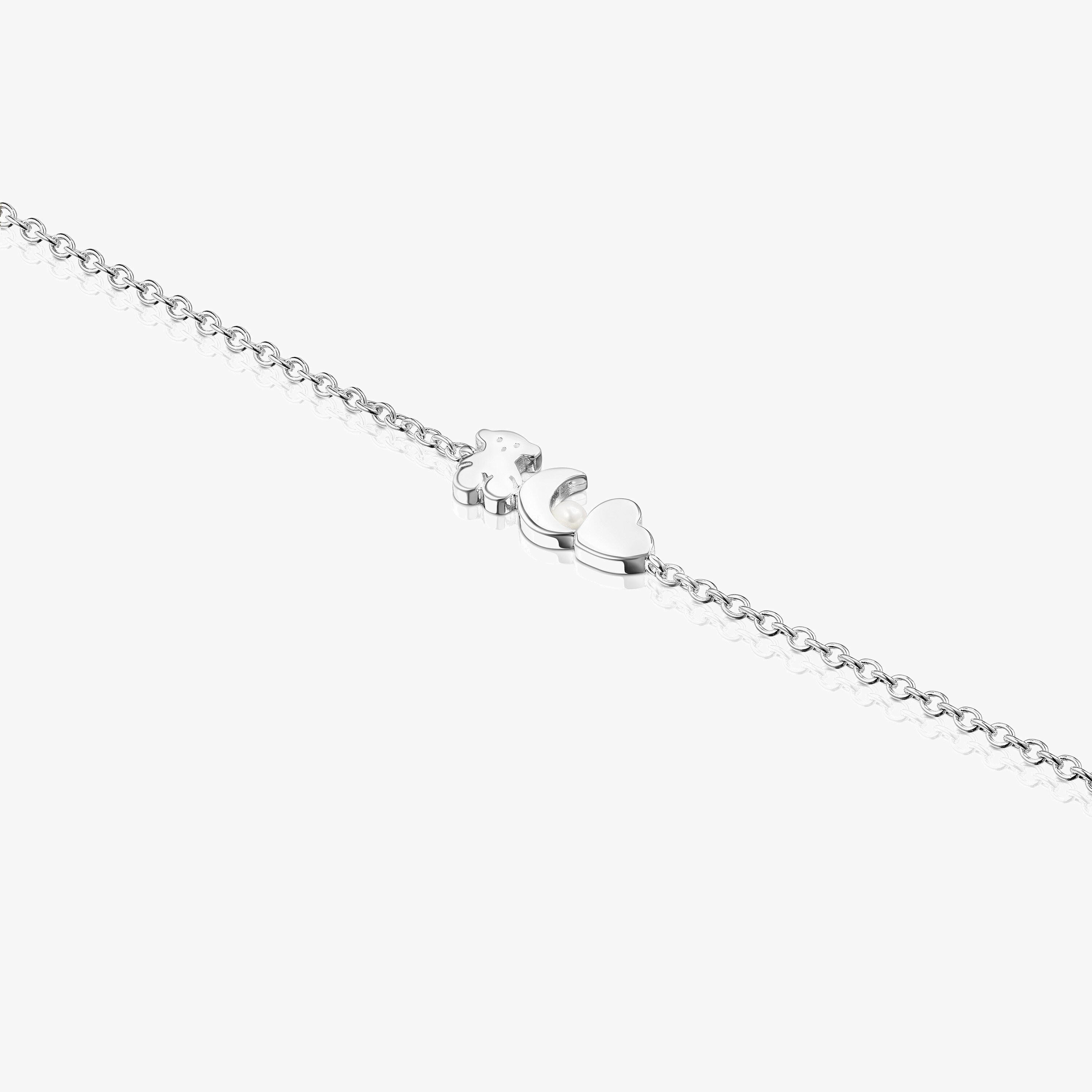 Nocturne Silver Bracelet with Pearl