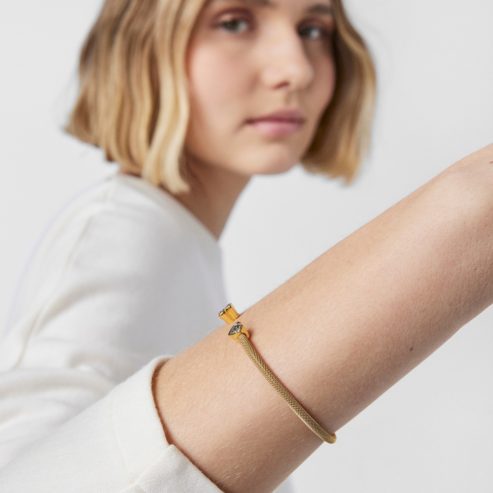Armband Nocturne aus Vermeil-Gold mit Diamanten