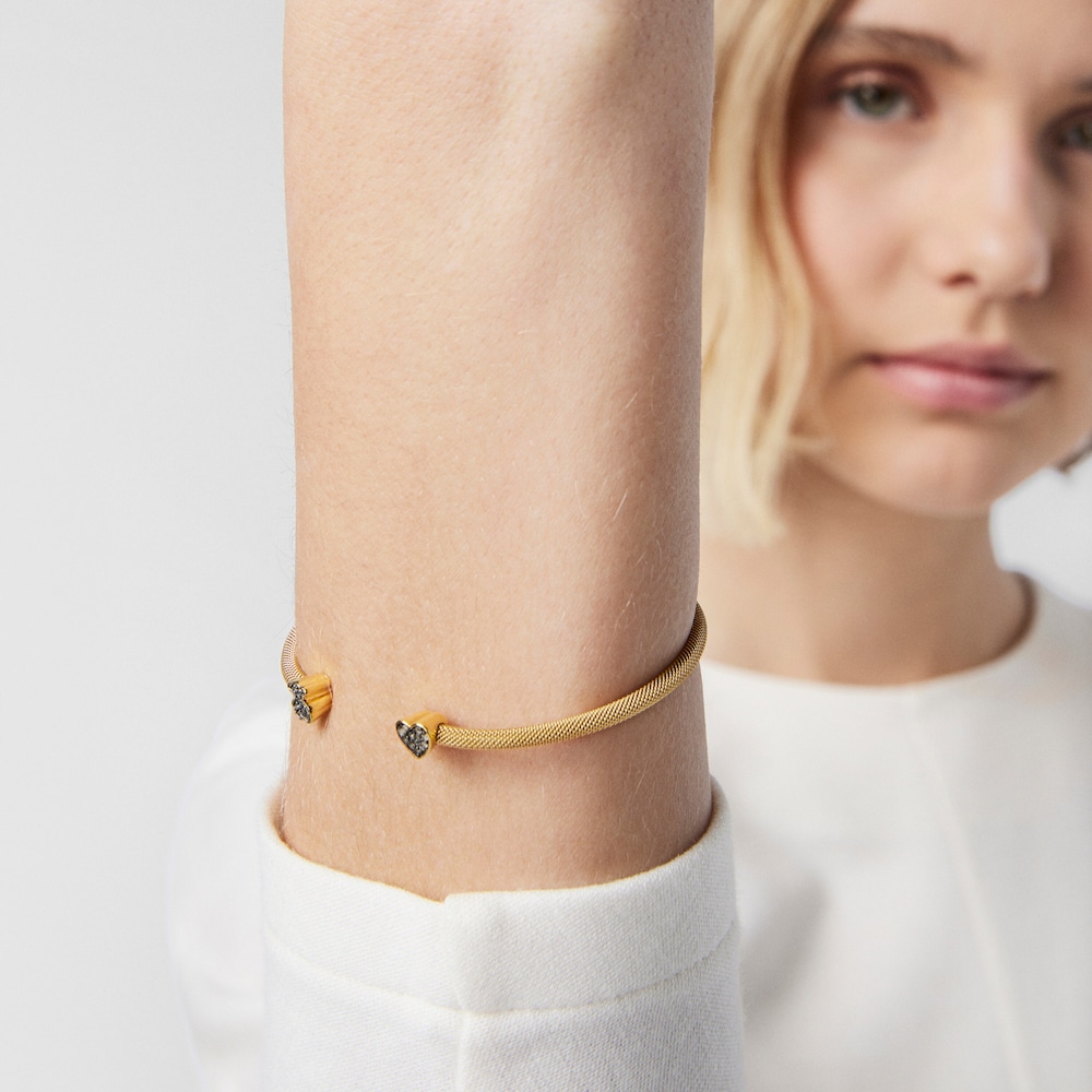 Armband Nocturne aus Vermeil-Gold mit Diamanten