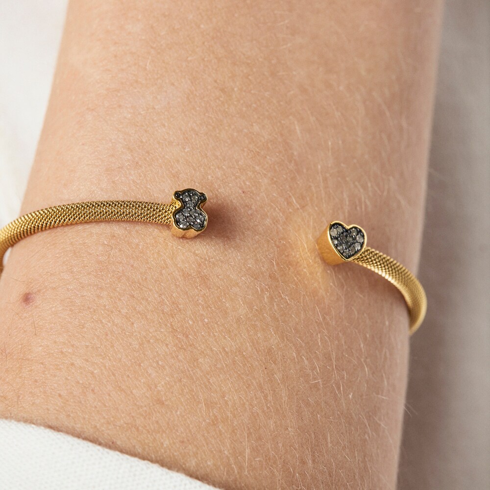 Armband Nocturne aus Vermeil-Gold mit Diamanten