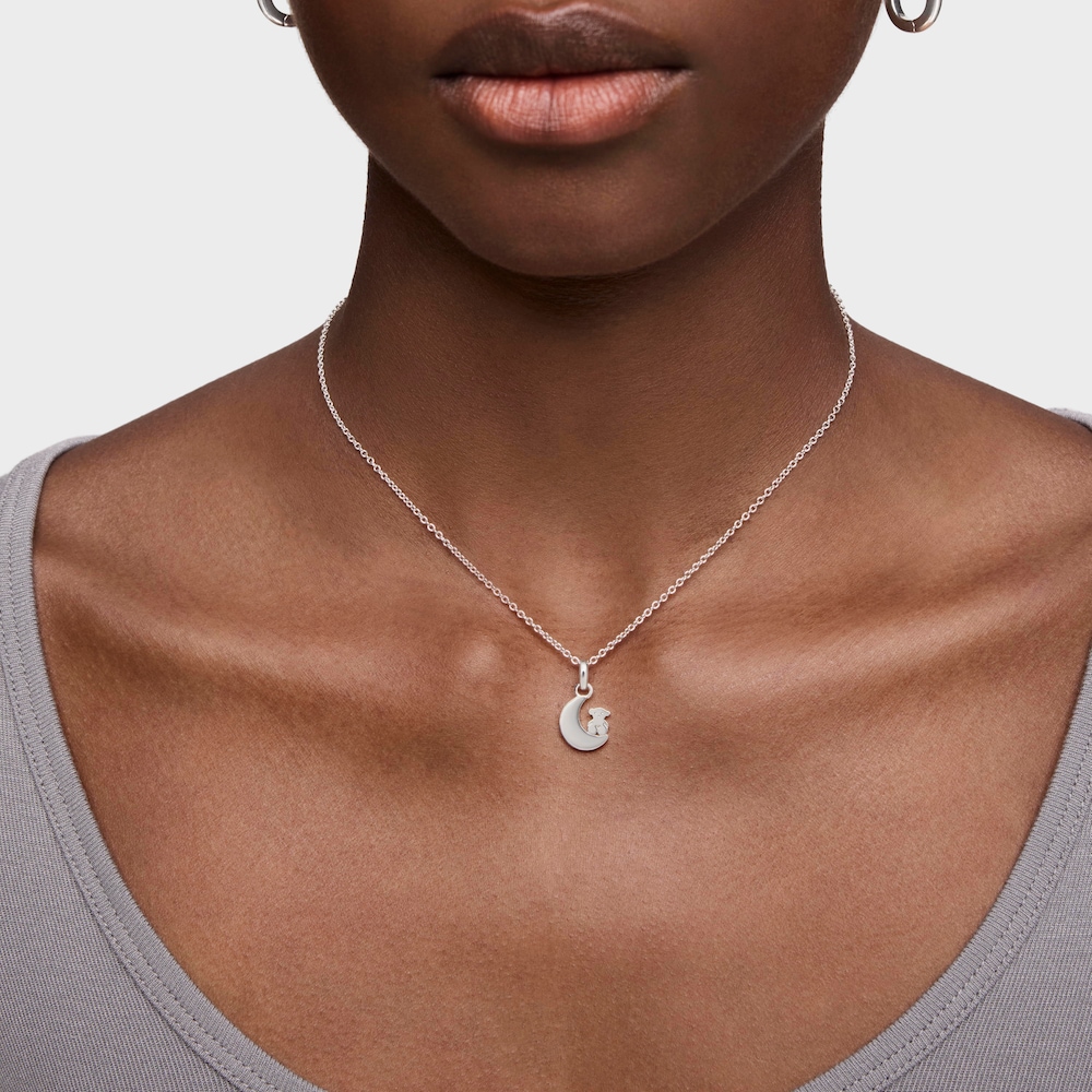 Nocturne Silver Necklace image number 6
