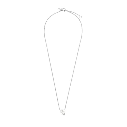 Nocturne Silver Necklace with Pearl